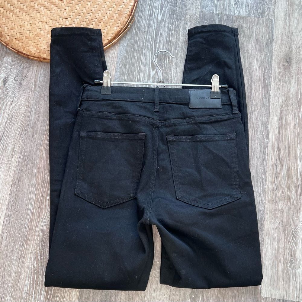 Everlane the high‎ rise skinny jeans in black womens size 27 - Picture 7 of 7